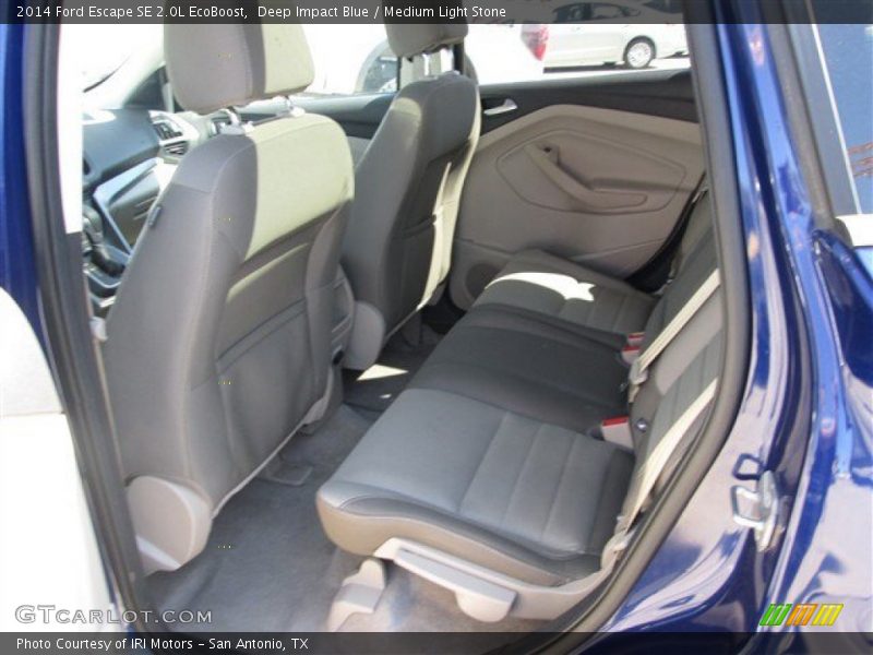 Deep Impact Blue / Medium Light Stone 2014 Ford Escape SE 2.0L EcoBoost