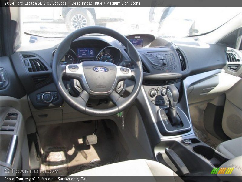 Deep Impact Blue / Medium Light Stone 2014 Ford Escape SE 2.0L EcoBoost
