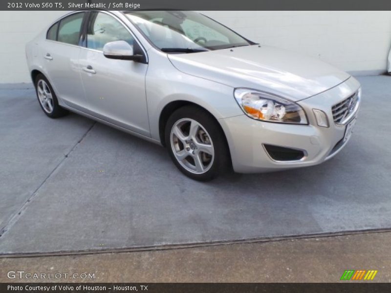 Silver Metallic / Soft Beige 2012 Volvo S60 T5