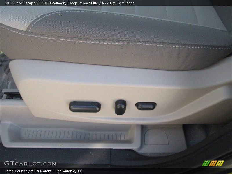 Deep Impact Blue / Medium Light Stone 2014 Ford Escape SE 2.0L EcoBoost