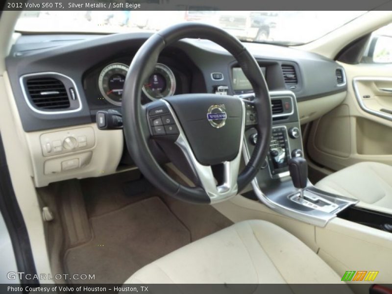 Silver Metallic / Soft Beige 2012 Volvo S60 T5