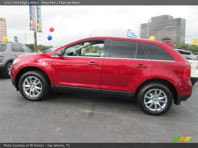 Ruby Red / Charcoal Black 2013 Ford Edge Limited