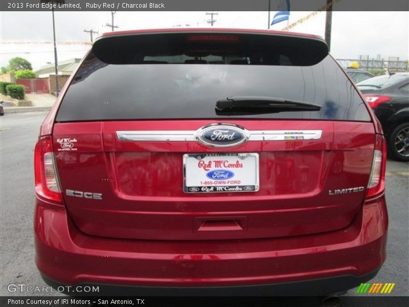 Ruby Red / Charcoal Black 2013 Ford Edge Limited