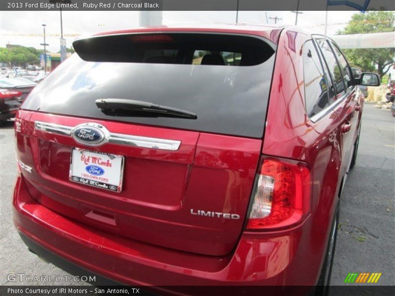 Ruby Red / Charcoal Black 2013 Ford Edge Limited