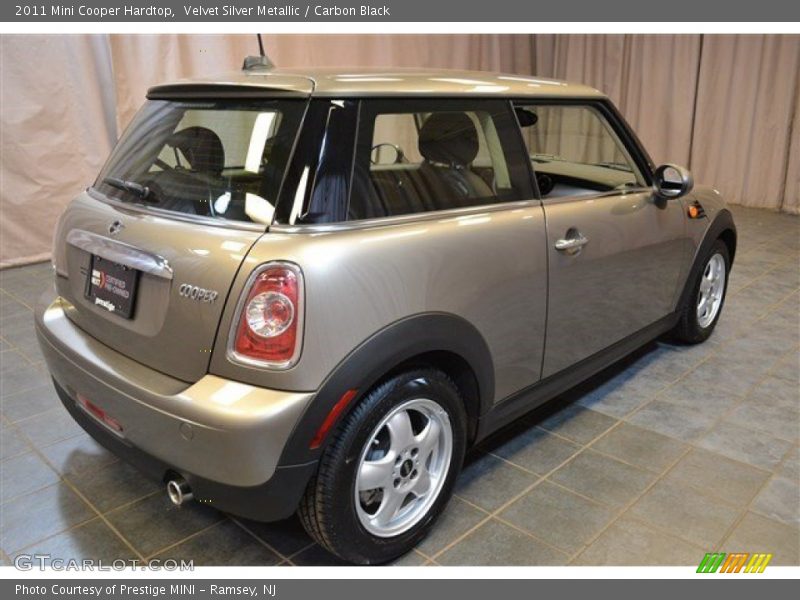 Velvet Silver Metallic / Carbon Black 2011 Mini Cooper Hardtop