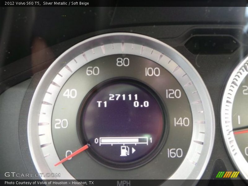 Silver Metallic / Soft Beige 2012 Volvo S60 T5