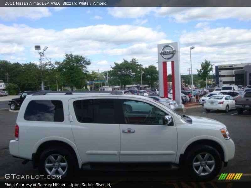 Blizzard White / Almond 2011 Nissan Armada SV 4WD
