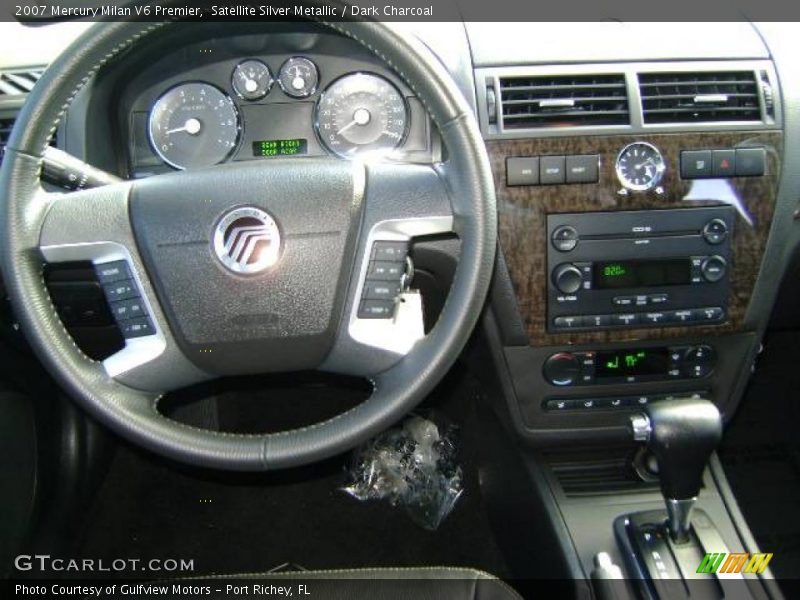 Satellite Silver Metallic / Dark Charcoal 2007 Mercury Milan V6 Premier