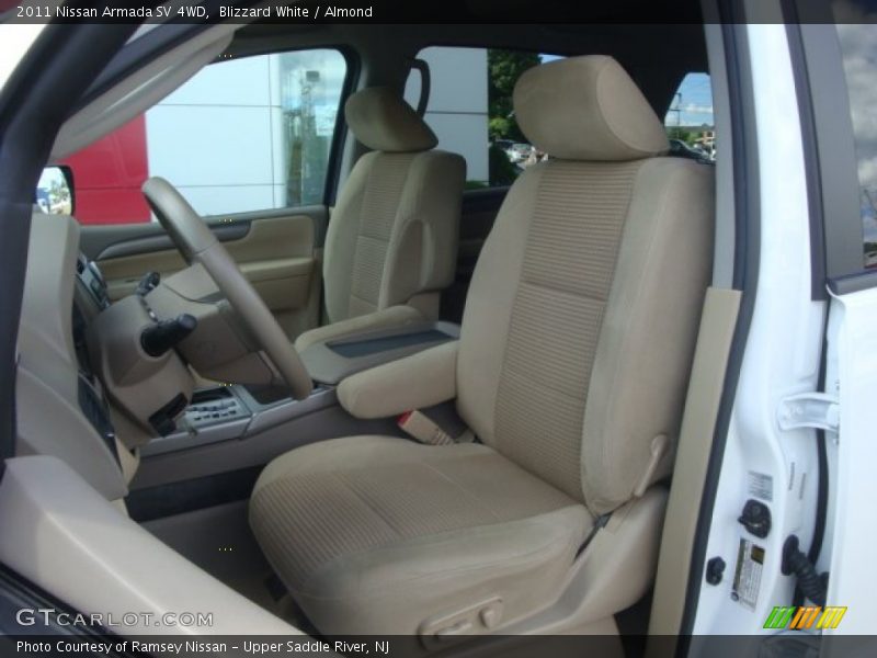 Blizzard White / Almond 2011 Nissan Armada SV 4WD