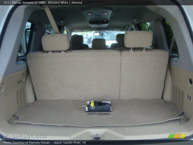Blizzard White / Almond 2011 Nissan Armada SV 4WD
