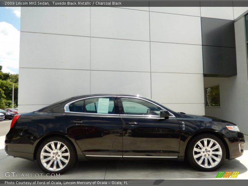 Tuxedo Black Metallic / Charcoal Black 2009 Lincoln MKS Sedan