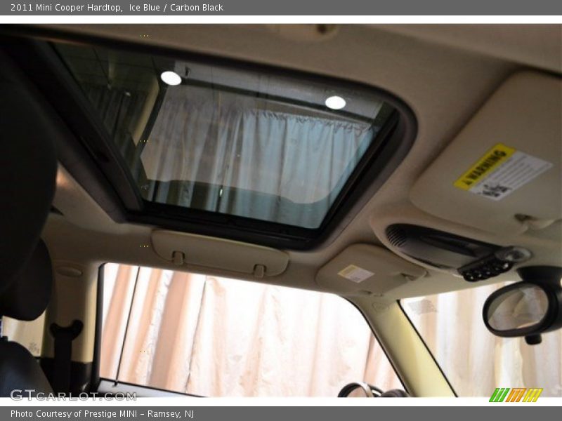 Ice Blue / Carbon Black 2011 Mini Cooper Hardtop