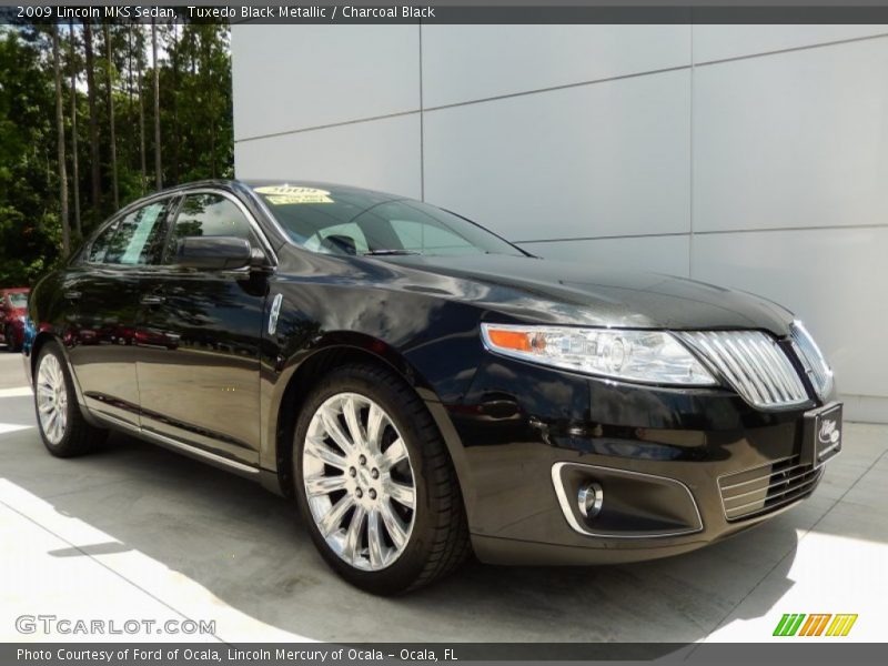 Tuxedo Black Metallic / Charcoal Black 2009 Lincoln MKS Sedan