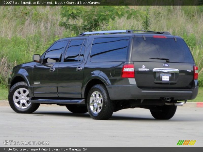 Black / Charcoal Black/Caramel 2007 Ford Expedition EL Limited