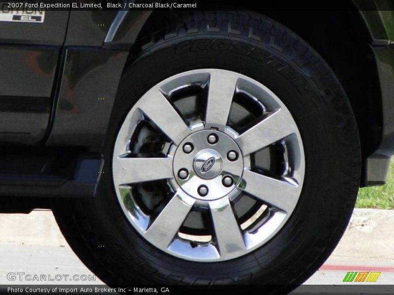 Black / Charcoal Black/Caramel 2007 Ford Expedition EL Limited