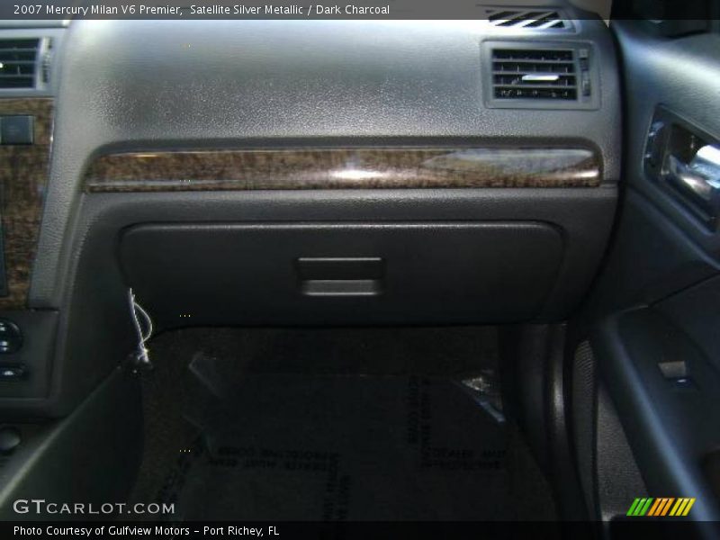 Satellite Silver Metallic / Dark Charcoal 2007 Mercury Milan V6 Premier