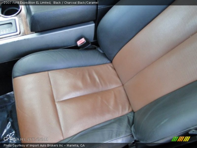 Black / Charcoal Black/Caramel 2007 Ford Expedition EL Limited