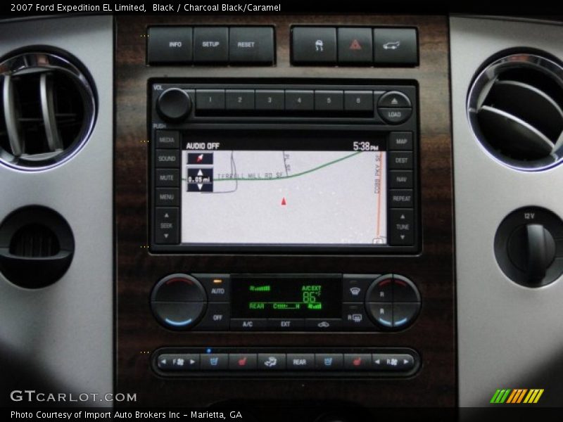 Black / Charcoal Black/Caramel 2007 Ford Expedition EL Limited