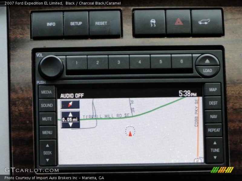 Black / Charcoal Black/Caramel 2007 Ford Expedition EL Limited