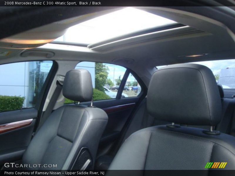 Black / Black 2008 Mercedes-Benz C 300 4Matic Sport