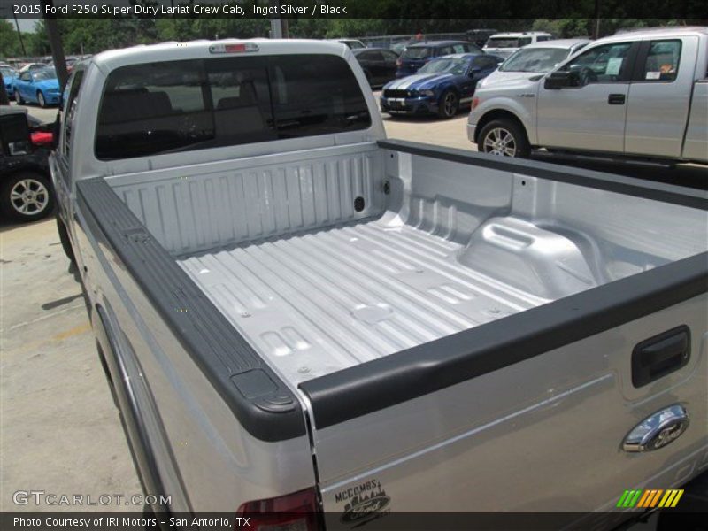 Ingot Silver / Black 2015 Ford F250 Super Duty Lariat Crew Cab