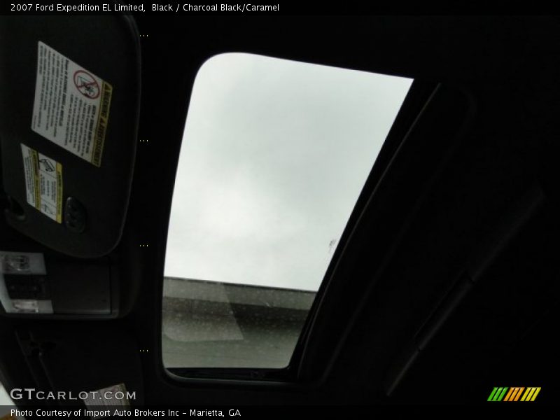 Black / Charcoal Black/Caramel 2007 Ford Expedition EL Limited
