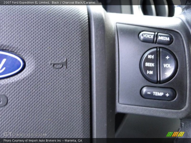 Black / Charcoal Black/Caramel 2007 Ford Expedition EL Limited