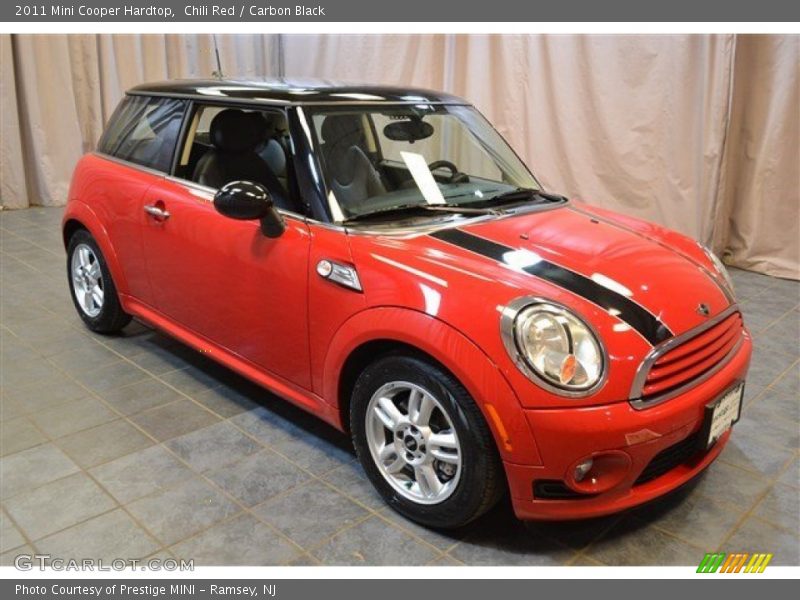 Chili Red / Carbon Black 2011 Mini Cooper Hardtop