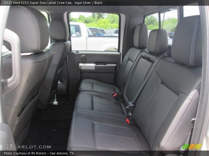 Ingot Silver / Black 2015 Ford F250 Super Duty Lariat Crew Cab