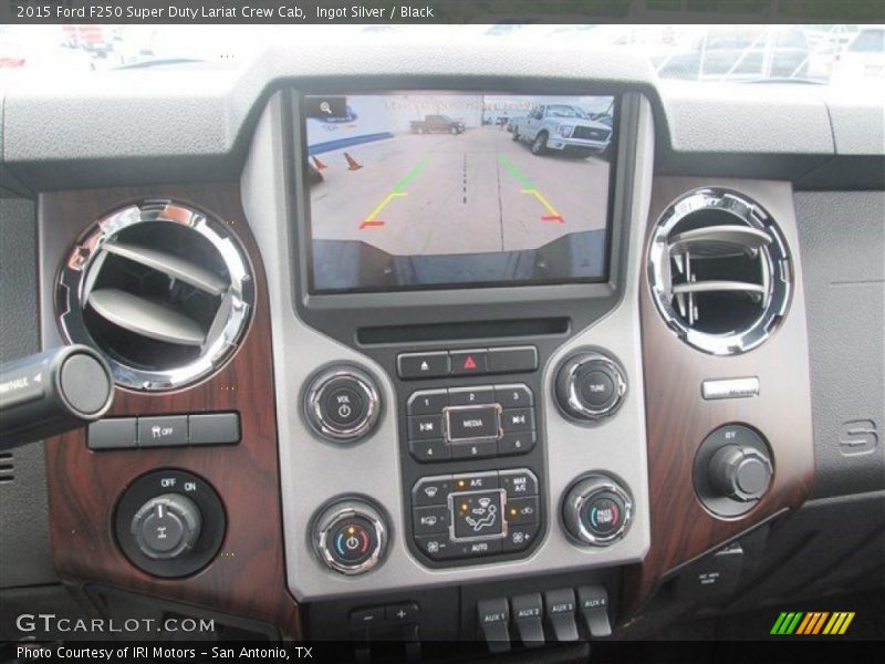 Ingot Silver / Black 2015 Ford F250 Super Duty Lariat Crew Cab