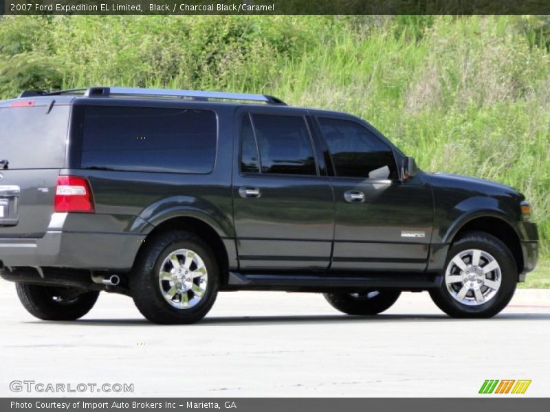 Black / Charcoal Black/Caramel 2007 Ford Expedition EL Limited