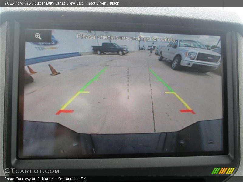 Ingot Silver / Black 2015 Ford F250 Super Duty Lariat Crew Cab