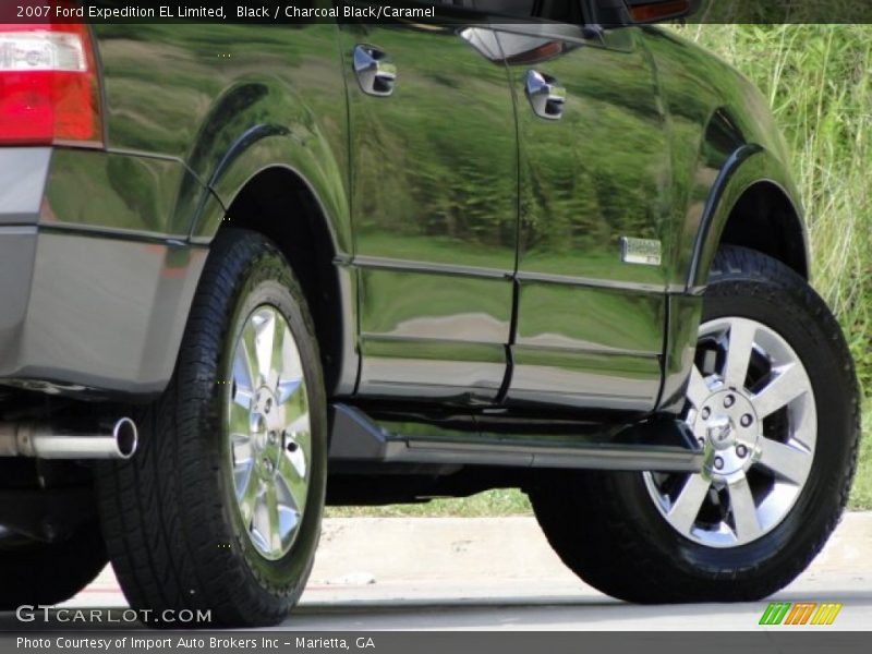 Black / Charcoal Black/Caramel 2007 Ford Expedition EL Limited