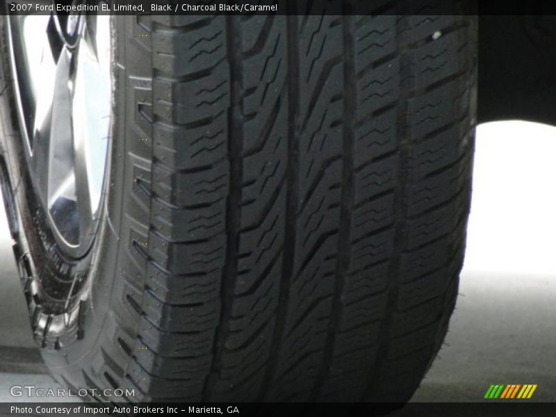 Black / Charcoal Black/Caramel 2007 Ford Expedition EL Limited