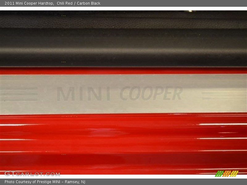 Chili Red / Carbon Black 2011 Mini Cooper Hardtop