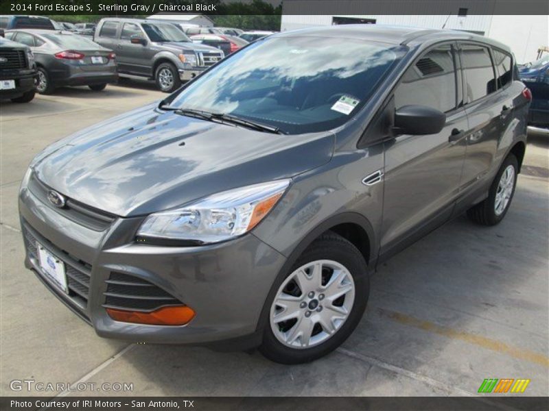 Sterling Gray / Charcoal Black 2014 Ford Escape S