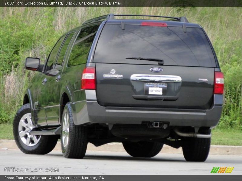 Black / Charcoal Black/Caramel 2007 Ford Expedition EL Limited