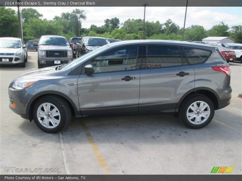 Sterling Gray / Charcoal Black 2014 Ford Escape S