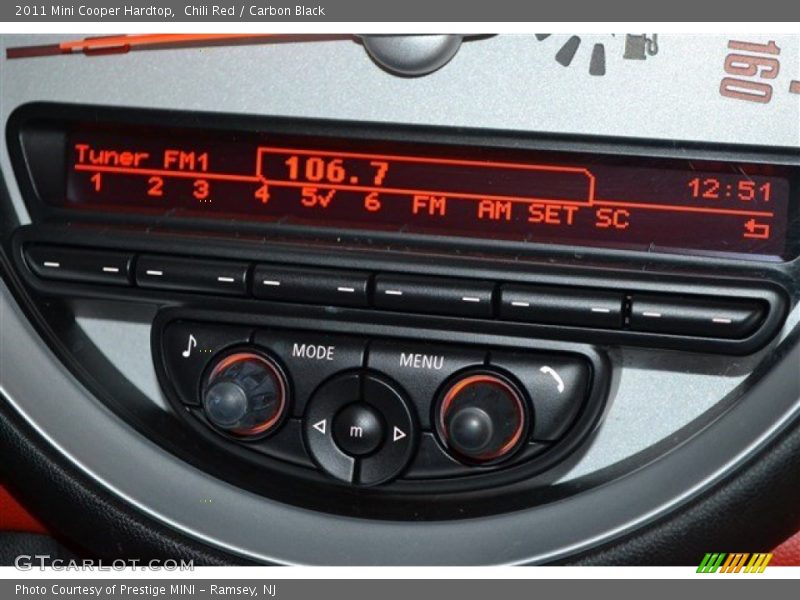 Chili Red / Carbon Black 2011 Mini Cooper Hardtop