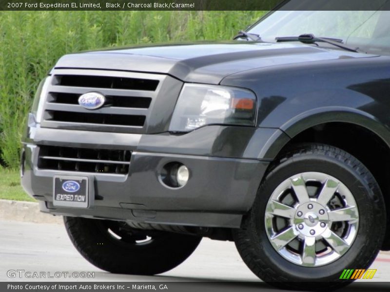 Black / Charcoal Black/Caramel 2007 Ford Expedition EL Limited