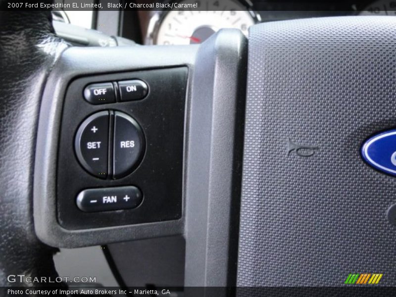Black / Charcoal Black/Caramel 2007 Ford Expedition EL Limited