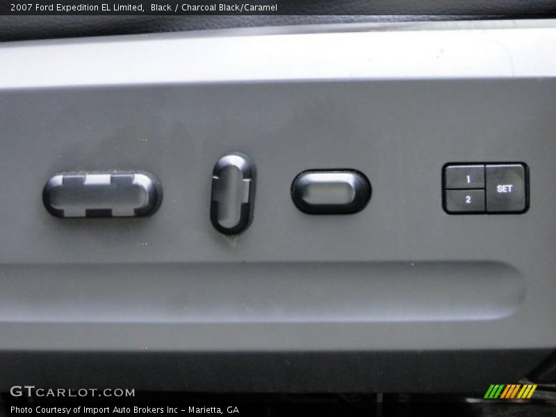 Black / Charcoal Black/Caramel 2007 Ford Expedition EL Limited