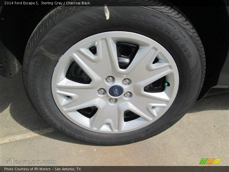 Sterling Gray / Charcoal Black 2014 Ford Escape S