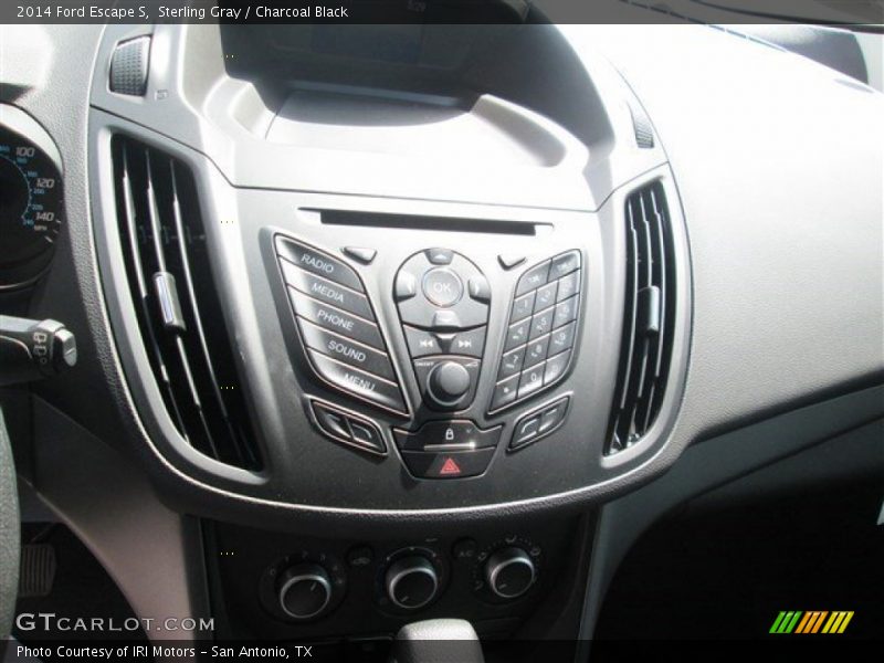 Sterling Gray / Charcoal Black 2014 Ford Escape S