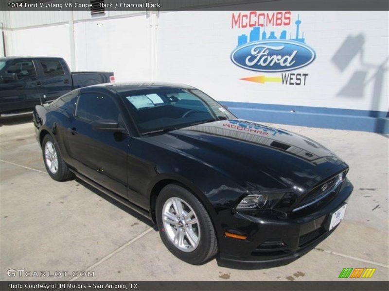 Black / Charcoal Black 2014 Ford Mustang V6 Coupe