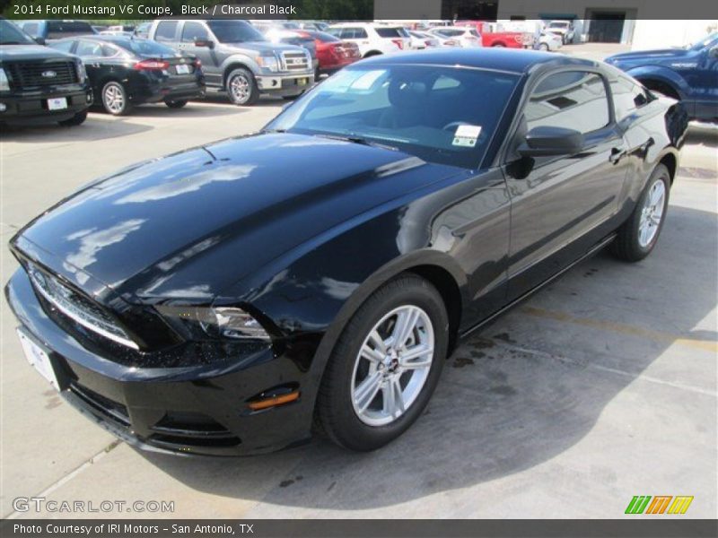 Black / Charcoal Black 2014 Ford Mustang V6 Coupe