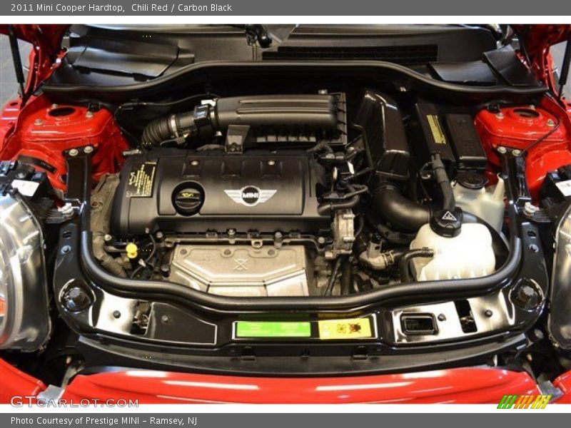 Chili Red / Carbon Black 2011 Mini Cooper Hardtop
