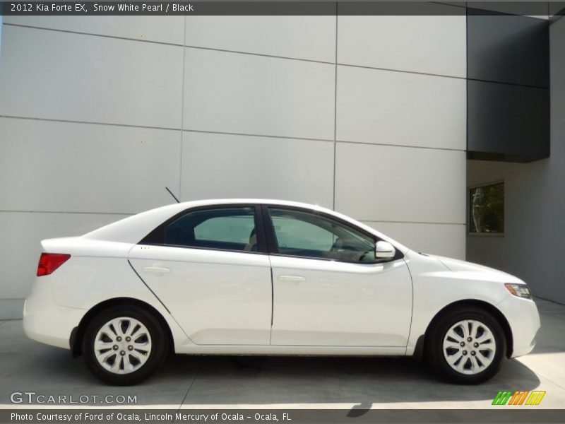 Snow White Pearl / Black 2012 Kia Forte EX