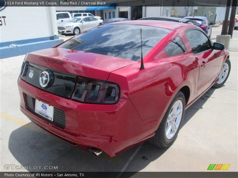 Ruby Red / Charcoal Black 2014 Ford Mustang V6 Coupe
