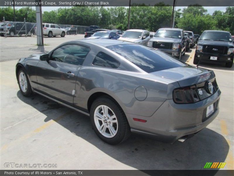 Sterling Gray / Charcoal Black 2014 Ford Mustang V6 Coupe